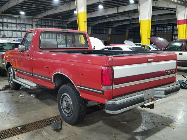 1FTHF26LXHPB22494 - 1987 FORD F250 RED photo 3