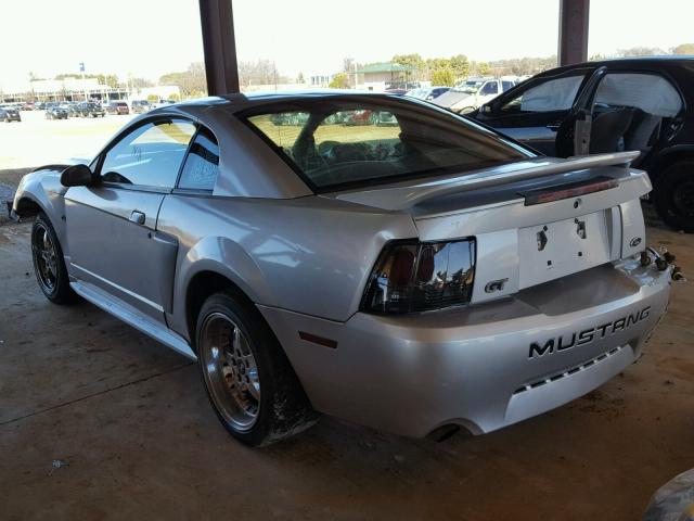 1FAFP42X9YF290681 - 2000 FORD MUSTANG GT SILVER photo 3