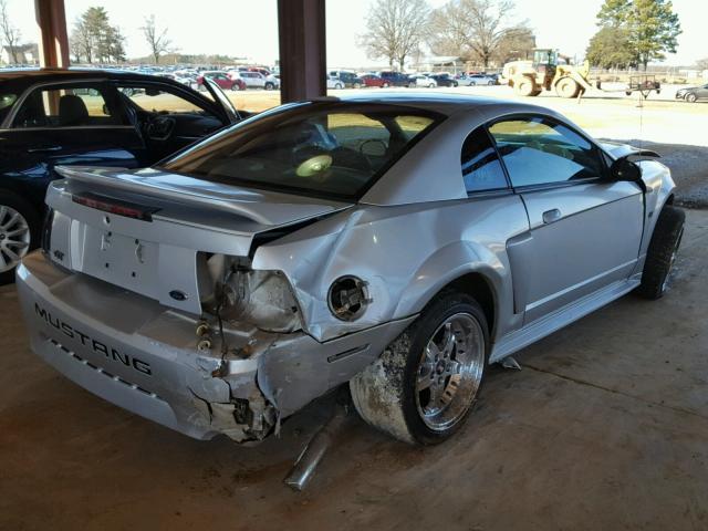 1FAFP42X9YF290681 - 2000 FORD MUSTANG GT SILVER photo 4