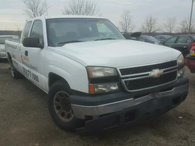 1GCEC19T06E110588 - 2006 CHEVROLET SILVERADO WHITE photo 1