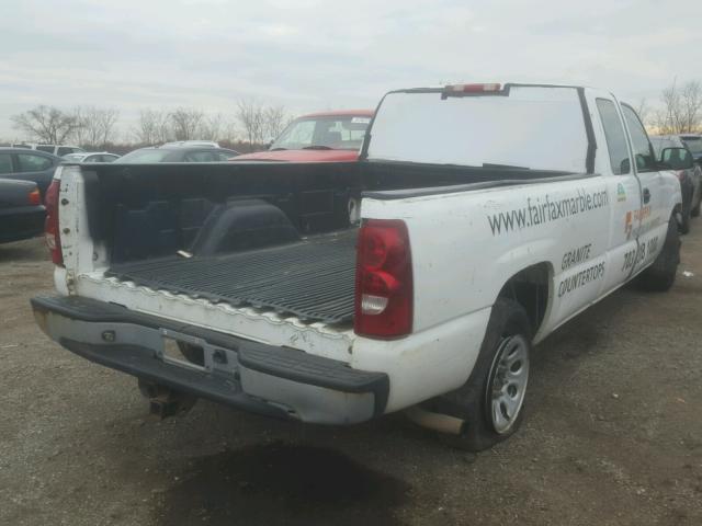 1GCEC19T06E110588 - 2006 CHEVROLET SILVERADO WHITE photo 4