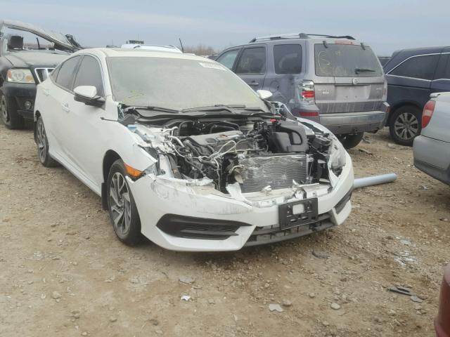 19XFC2F74GE069910 - 2016 HONDA CIVIC EX WHITE photo 1