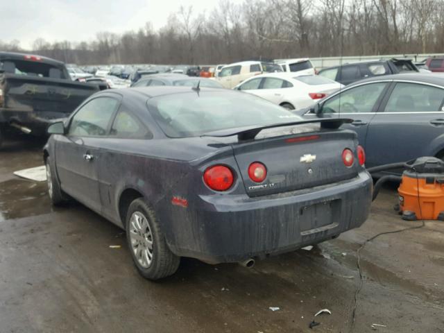 1G1AT18H897123568 - 2009 CHEVROLET COBALT LT BLUE photo 3