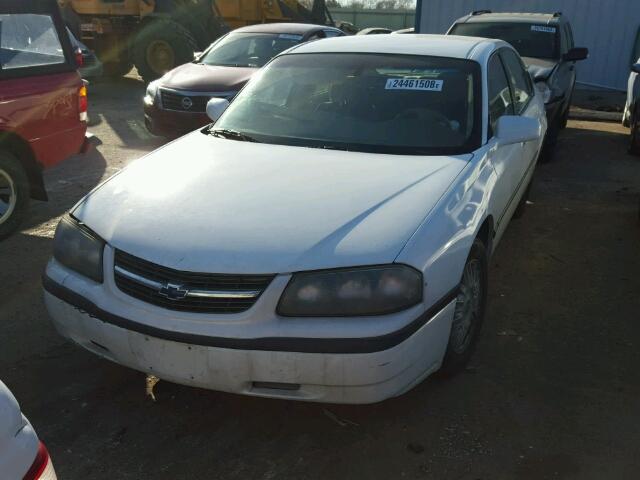 2G1WF55E1Y9155161 - 2000 CHEVROLET IMPALA WHITE photo 2