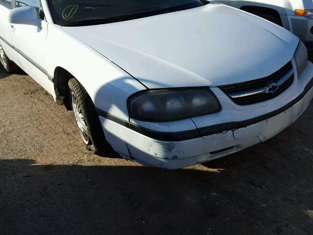 2G1WF55E1Y9155161 - 2000 CHEVROLET IMPALA WHITE photo 9