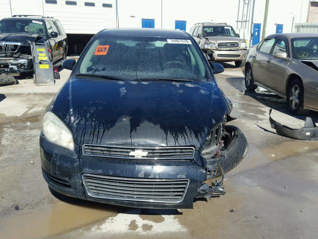 2G1WB58K379414020 - 2007 CHEVROLET IMPALA LS BLACK photo 10