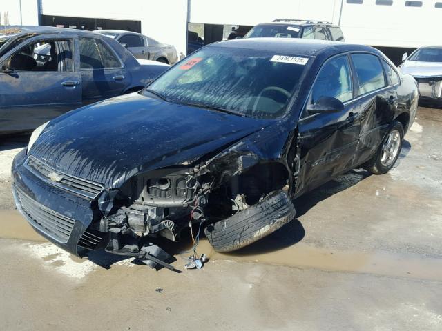 2G1WB58K379414020 - 2007 CHEVROLET IMPALA LS BLACK photo 2