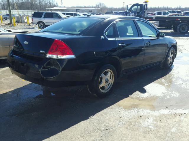 2G1WB58K379414020 - 2007 CHEVROLET IMPALA LS BLACK photo 4