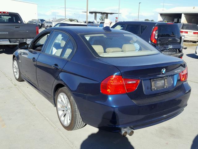 WBAPH5G53BNM77482 - 2011 BMW 328 I SULE BLUE photo 3