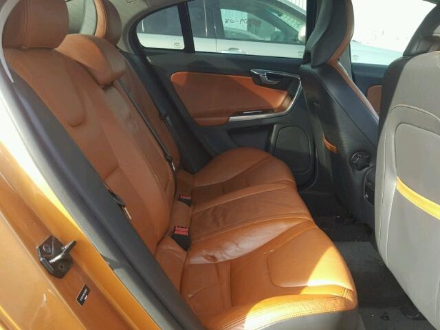 YV1622FS8C2105087 - 2012 VOLVO S60 T5 ORANGE photo 6