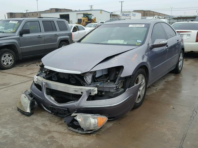 JH4KB16516C007511 - 2006 ACURA RL GRAY photo 2