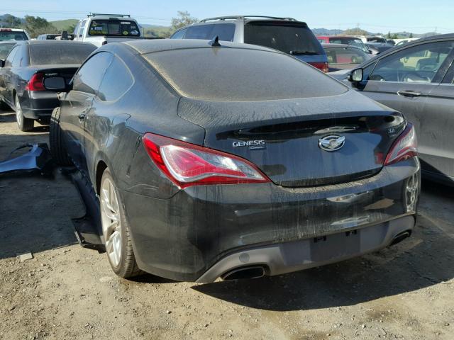 KMHHU6KJ7DU105810 - 2013 HYUNDAI GENESIS CO BLACK photo 3