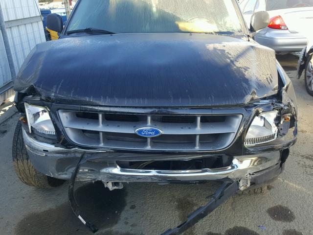 1FTDF1721VKA61785 - 1997 FORD F150 BLACK photo 7