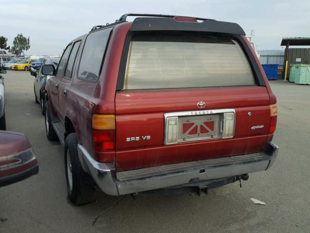 JT3VN29VXR0023238 - 1994 TOYOTA 4RUNNER VN RED photo 3