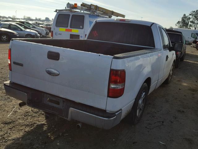 1FTRF12W56NA24738 - 2006 FORD F150 WHITE photo 4