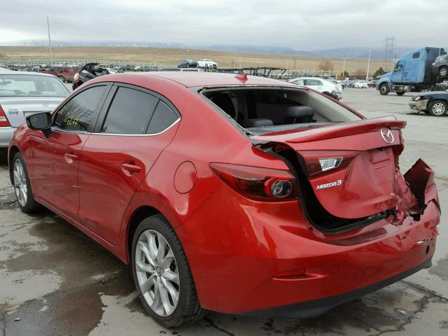 JM1BM1W36E1178520 - 2014 MAZDA 3 GRAND TO RED photo 3