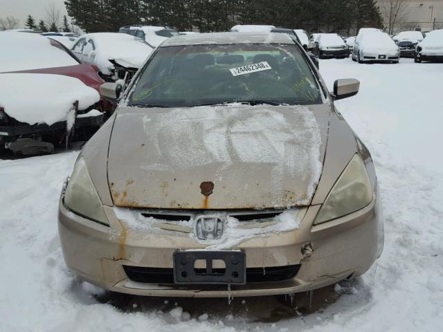 1HGCM56373A017510 - 2003 HONDA ACCORD LX GOLD photo 9