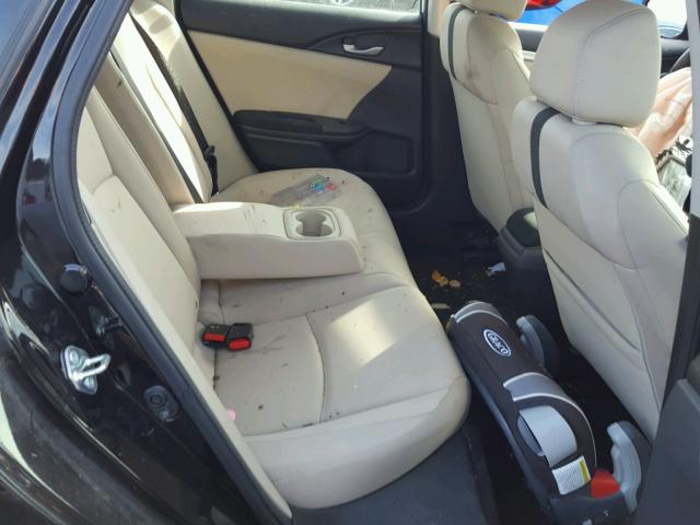 19XFC1F3XGE211586 - 2016 HONDA CIVIC EX შავი ფოტო 6