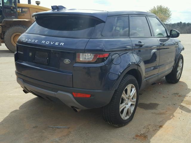 SALVP2BG2HH194835 - 2017 LAND ROVER RANGE ROVE BLUE photo 4