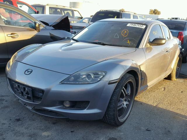 JM1FE173140123815 - 2004 MAZDA RX8 GRAY photo 2