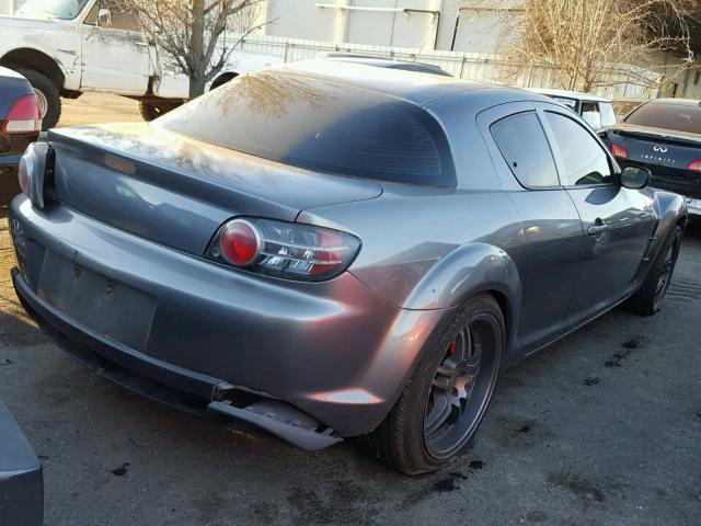 JM1FE173140123815 - 2004 MAZDA RX8 GRAY photo 4