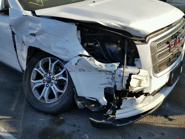 1GKKRRKD4GJ145053 - 2016 GMC ACADIA SLT თეთრი ფოტო 9