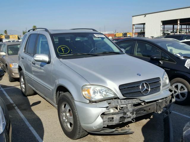 4JGAB57E14A510866 - 2004 MERCEDES-BENZ ML 350 SILVER photo 1