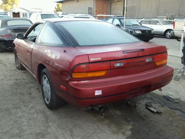 JN1MS36P6PW311475 - 1993 NISSAN 240SX BASE RED photo 3