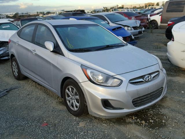 KMHCT4AE5CU223052 - 2012 HYUNDAI ACCENT GLS SILVER photo 1