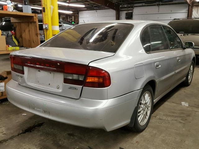 4S3BE625546212028 - 2004 SUBARU LEGACY L S SILVER photo 4