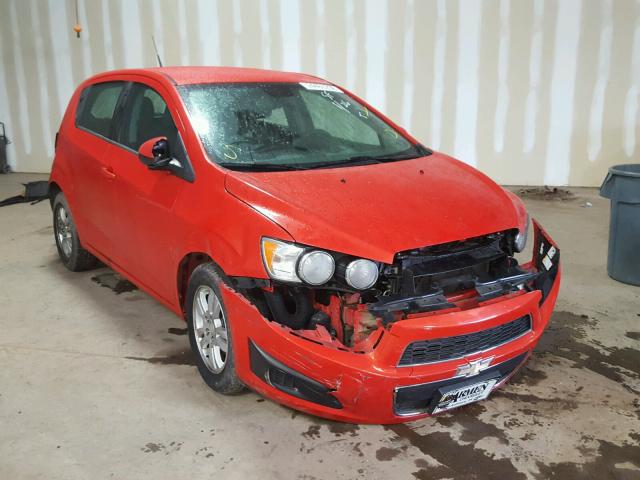 1G1JD6SG3D4193287 - 2013 CHEVROLET SONIC LT RED photo 1