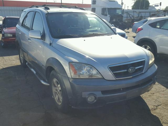 KNDJD733X45315310 - 2004 KIA SORENTO EX GRAY photo 1