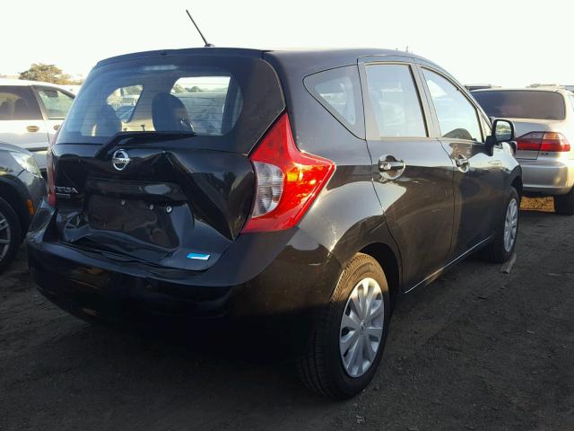 3N1CE2CP4EL398314 - 2014 NISSAN VERSA NOTE BLACK photo 4