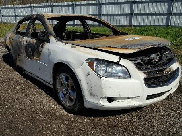 1G1ZH57B584283996 - 2008 CHEVROLET MALIBU 1LT WHITE photo 1