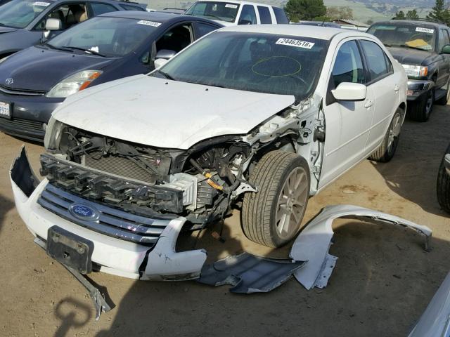 3FAHP07Z79R153139 - 2009 FORD FUSION SE WHITE photo 2