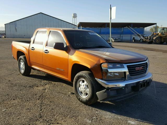 1GTCS136858226650 - 2005 GMC CANYON ORANGE photo 1