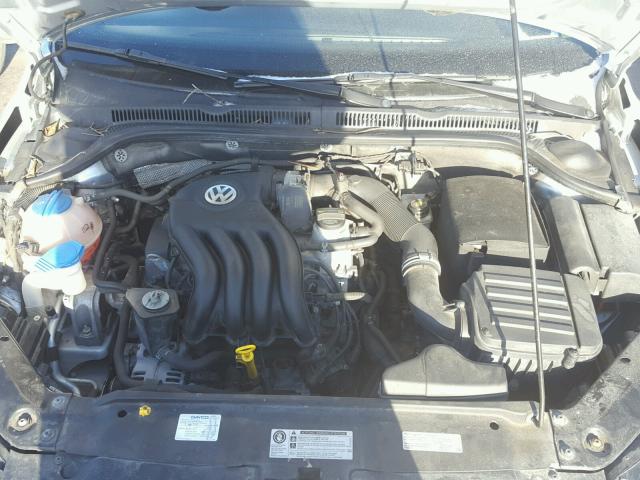 3VW2K7AJ1EM250688 - 2014 VOLKSWAGEN JETTA BASE 银色 照片 7