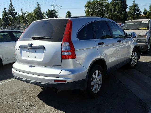 JHLRE3H43BC011466 - 2011 HONDA CR-V SE SILVER photo 4