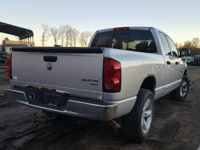 1D7HU18247S123016 - 2007 DODGE RAM 1500 S SILVER photo 4