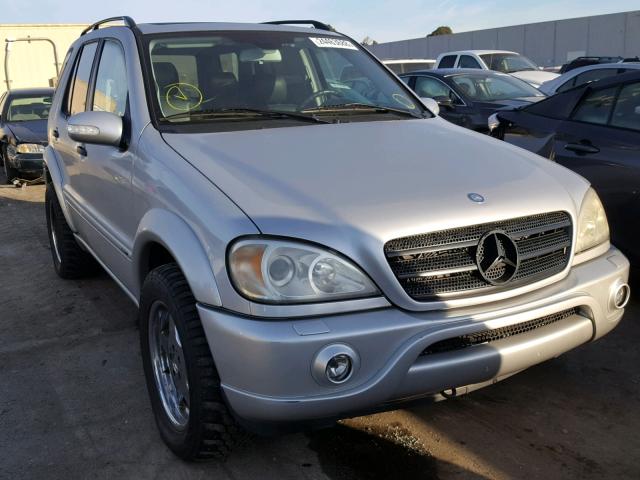 4JGAB57E14A468490 - 2004 MERCEDES-BENZ ML350 SILVER photo 1