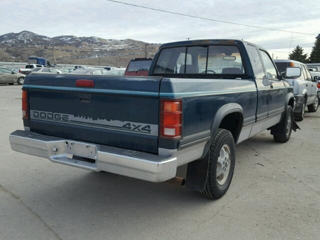 1B7GG23YXSS175273 - 1995 DODGE DAKOTA GREEN photo 4