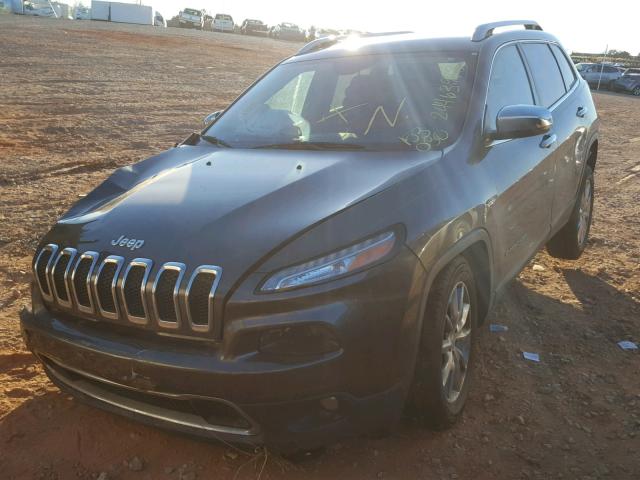 1C4PJMDS0EW153030 - 2014 JEEP CHEROKEE L GRAY photo 2