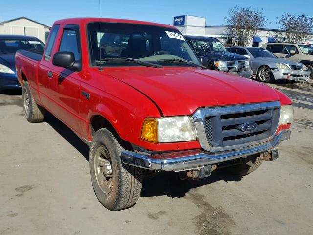 1FTYR44U45PA50069 - 2005 FORD RANGER SUP RED photo 1