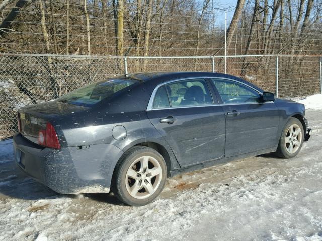 1G1ZB5E15BF245711 - 2011 CHEVROLET MALIBU LS BLACK photo 4