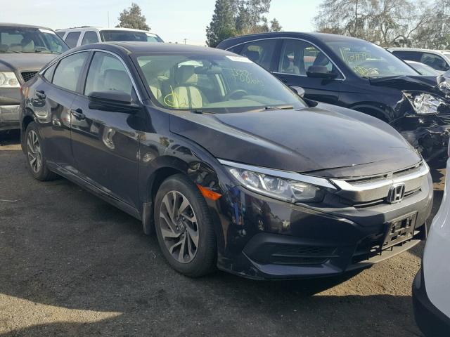 2HGFC2F72GH506342 - 2016 HONDA CIVIC EX შავი ფოტო 1