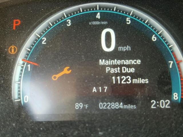 2HGFC2F72GH506342 - 2016 HONDA CIVIC EX შავი ფოტო 8