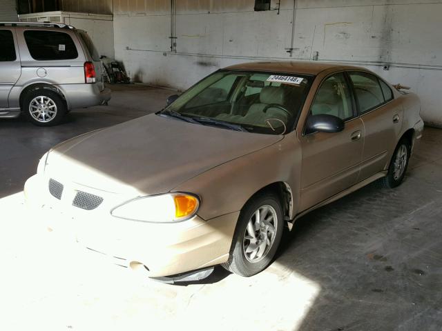 1G2NF52E24M542469 - 2004 PONTIAC GRAND AM S 金色 照片 2
