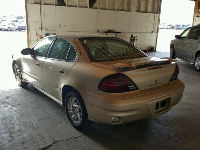 1G2NF52E24M542469 - 2004 PONTIAC GRAND AM S 金色 照片 3