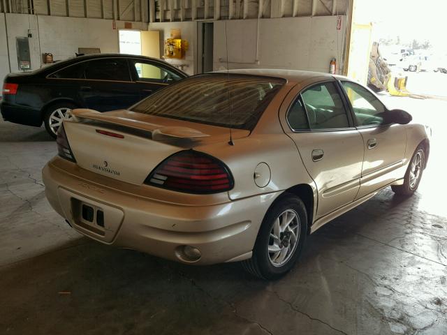 1G2NF52E24M542469 - 2004 PONTIAC GRAND AM S 金色 照片 4