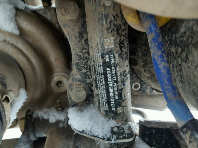 4XASXE850HB131213 - 2017 POLARIS SPORTSMAN GRAY photo 10